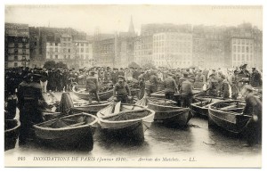 Paris Under the Waters: The Arrival of the Boatmen (1910)